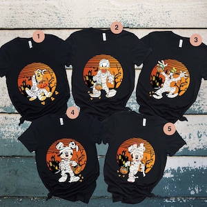 Disney Mumie Shirt, Minny Mumie T-shirt, Mickey und Minnie Halloween T-Shirt, Disney Halloween Geschenk Shirt, lustiges Halloween T-Shirt, Disney Reise T-Shirt