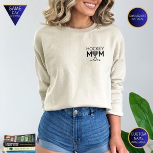 Hockey Mom Shirt, Mother&#39;s Day Gift, Sports Shirt, Sportive Mom Shirt, Gift for Player Mom, Hockey Player Gift, Hockey Lover Mom