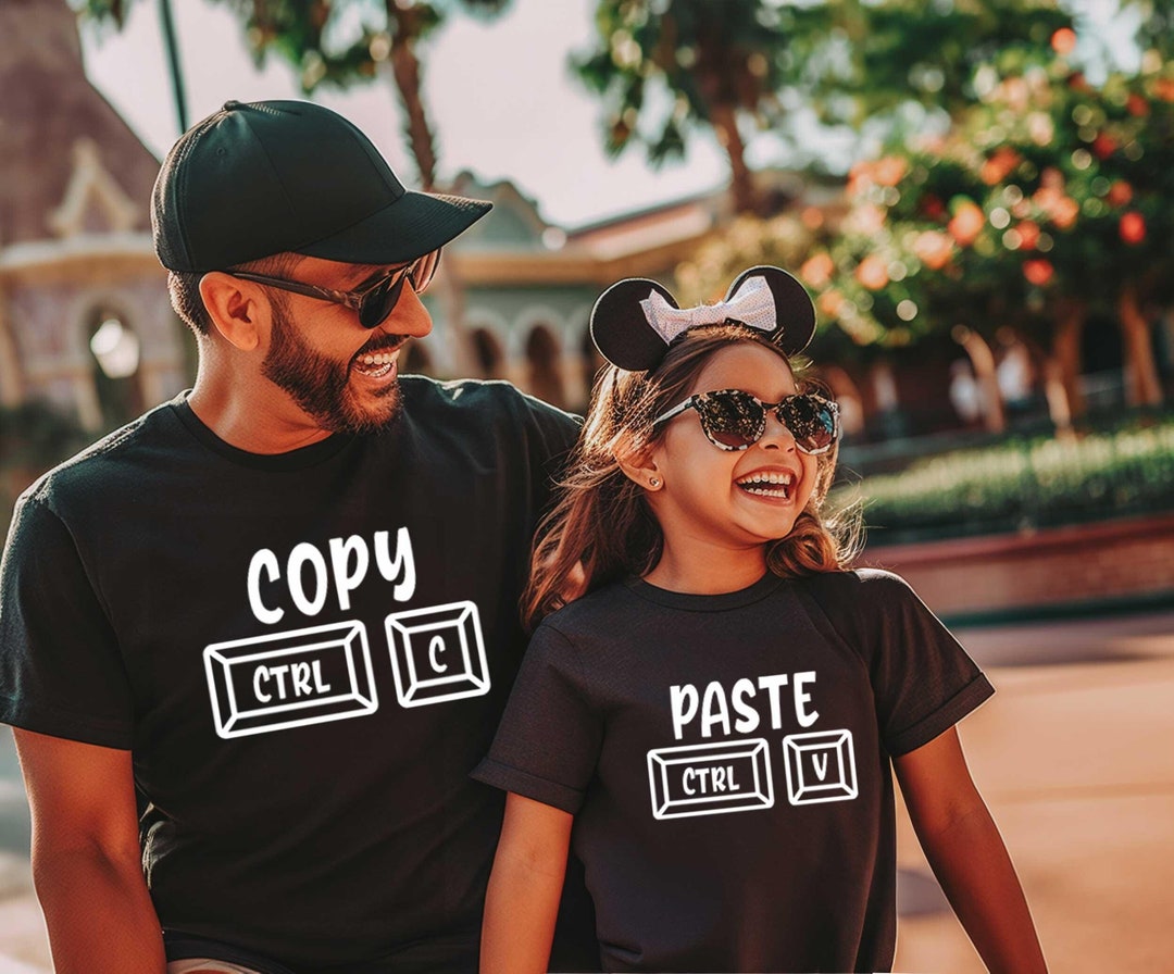 Copy Paste T-shirt, Matching Family Shirt, Funny Family T Shirt, Family ...