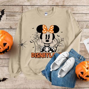 Disney Halloween Shirt, Halloween Disney Micky und Minnie Shirts, Frauen Halloween Shirt, Halloween Boo T-Shirt, Disney Halloween Geschenk für Kinder