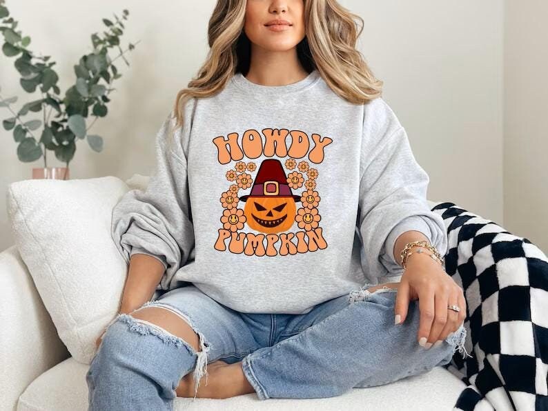 Western Halloween Howdy Pumpkin PNG Graphic By Crafts_Store · Creative...