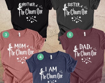 Custom Family Birthday Shirts, The Chosen One Birthday Shirt, Mom of the Chosen One,Family Birthday,Kids Birthday Shirts,The Chosen One
