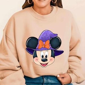 Minnie Halloween Shirt, Disney Halloween T-Shirt, Disney Shirt, Halloween passende Shirts, Halloween Sweatshirt, Disney Matching, Disneyland T-Shirt