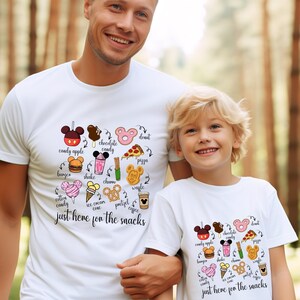 Just Here for the Snacks Shirt, Disneyland Snacks Shirt, Disneyland Family Trip Shirt, Funny Disneyland Shirt, Disneyland Foodie Hoodie