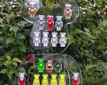 Acrylic Be@rbrick Case Transparent for 22 Count 100% Bearbricks 73cm Tall