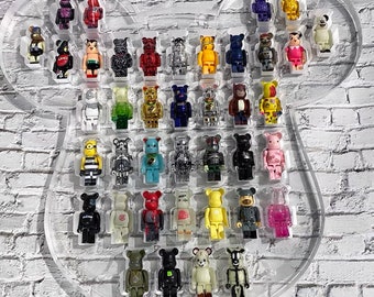 Huge Bearbrick Head Shape Display Case Acrylic for 40 100% Medicom Toy Be@rbrick