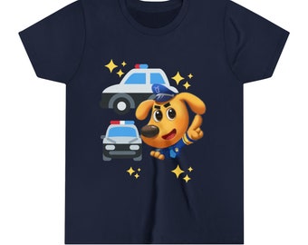 Safety Sheriff Labrador Youth Short Sleeve Tee T-Shirt