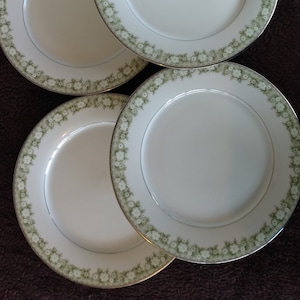 1970s to 1980s Noritake Princeton Vintage 10.5&quot; Dinner Plates set of 4 (see condition notes)