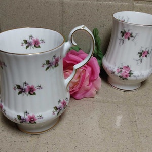 Royal Windsor Two Mismatched Floral Mugs