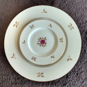 Rhodora by Lenox set of 3 (1 dinner plate 10-5/8 inch, 2 bread and butter plates 6-1/4 inch)
