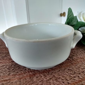 Apilco Classic Whiteware 4.75 inch Vintage serving dish