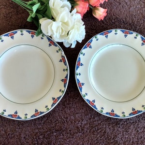 Set of 2 Adams Veruschka Salad Plates 1980s/early 1990s (see condition notes)