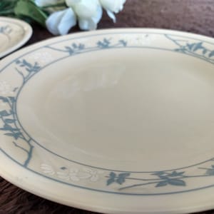 2pc Corelle First of Spring 6-3/4 inch Bread and Butter plates  Discontinued 1980s