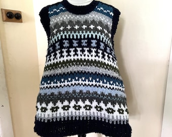 Fair Isle Knitted Vest