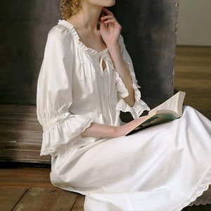 Buy Victorian Night Gown Online In India Etsy India