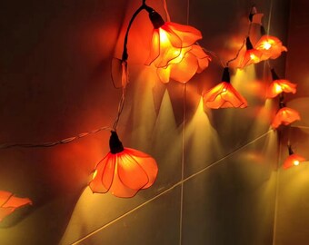 Handmade Beautiful Fairy Lights, Flower String Lights, Bedroom, Window Hanging Lights, Wedding Lights, Fairy Lights for Romantic Girls