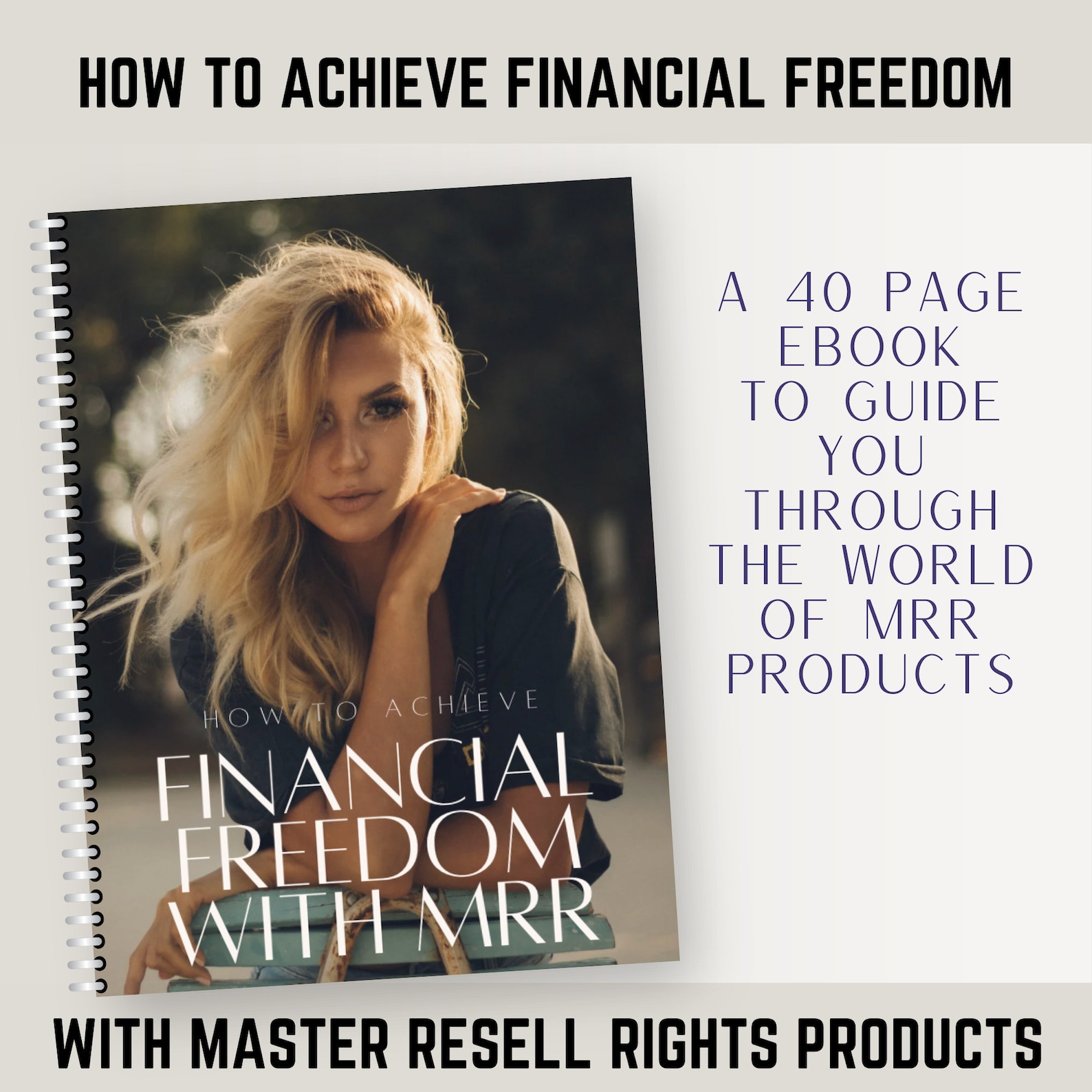 How to Achieve Financial Freedom With Master Resell Rights Products MRR ...