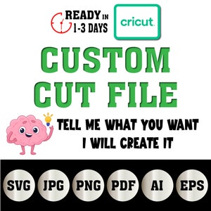 Custom SVG File, Custom PNG File, Custom SVG files for Cricut, Cameo silhouette cut file, Convert To svg, Image To Vector, Custom Svg Order