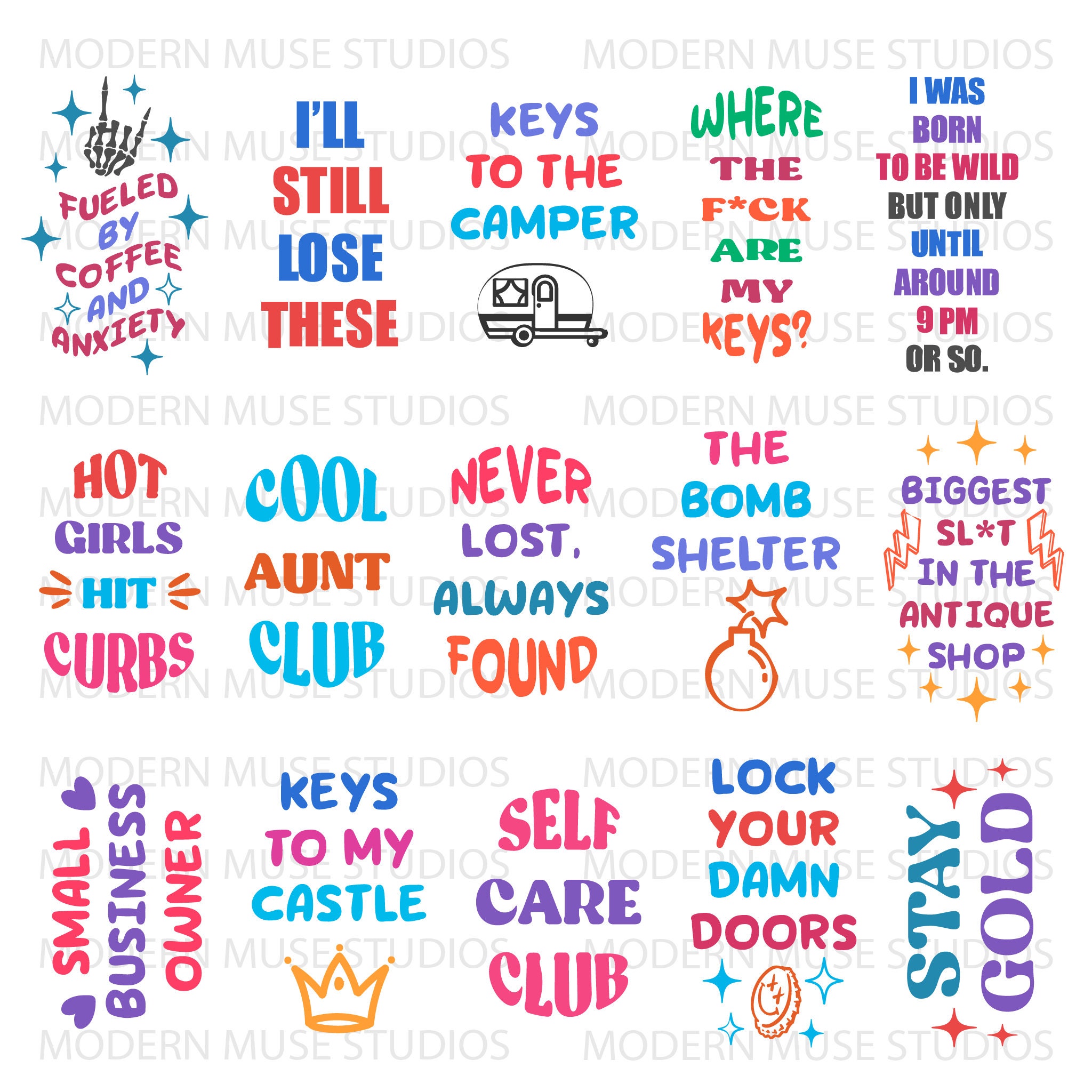 Motel Keychain Template, Keychain Svg Bundle, Keychain Cut File for ...