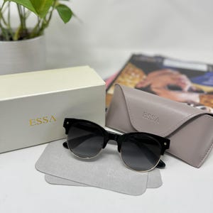 Round Sunglasses – Retro Clubmaster Style, Stylish Fashion Shades for Women | ESSA Eyewear