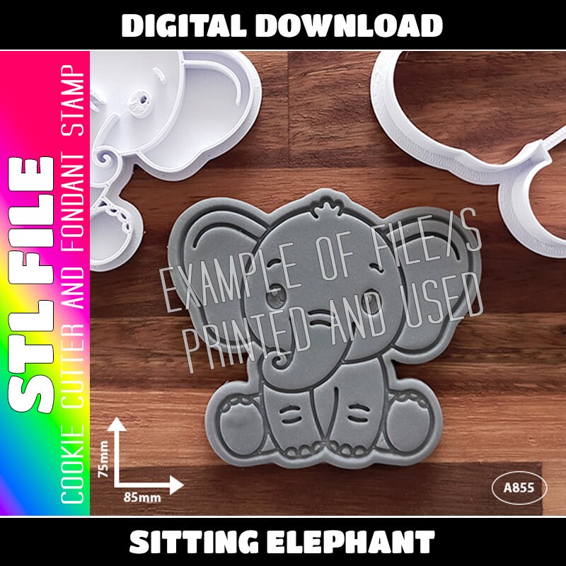 thumbnail image 2 of Ann Clark Elephant Cookie Cutter 5.25\", Made In USA 2 of 10
