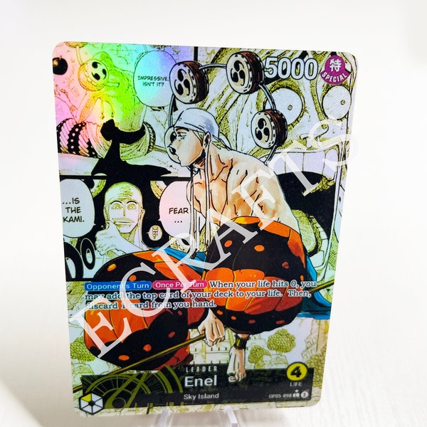 One Piece Custom Leader Cards Etsy