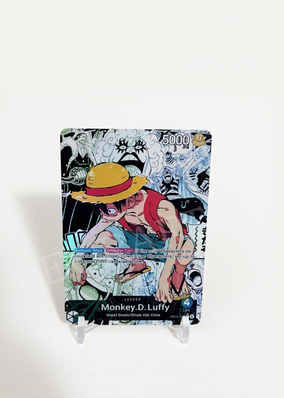 OP16 Custom Luffy G/B - Etsy