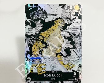 One Piece Proxy Card Holo - Kaku Kalifa Rob Lucci - OP03 Character