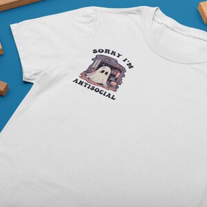 Sorry I&#39;m Anti Social T Shirt, Anti Social Social Club Unisex Heavy Cotton Blend Shirt, gift for her, gift for him, birthday gift, grad gift