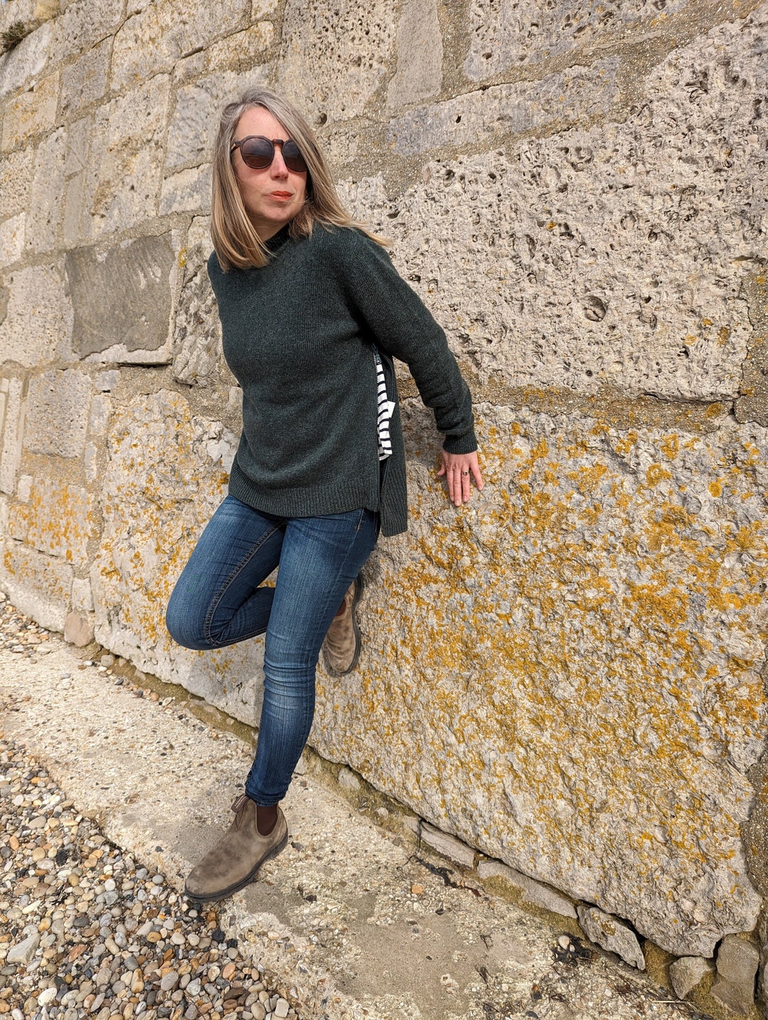 Maglione Allattamento Donna Maniche Lunghe - Comodo, Pratico, Per Tempo Libero E Allattamento - Lavabile In Lavatrice