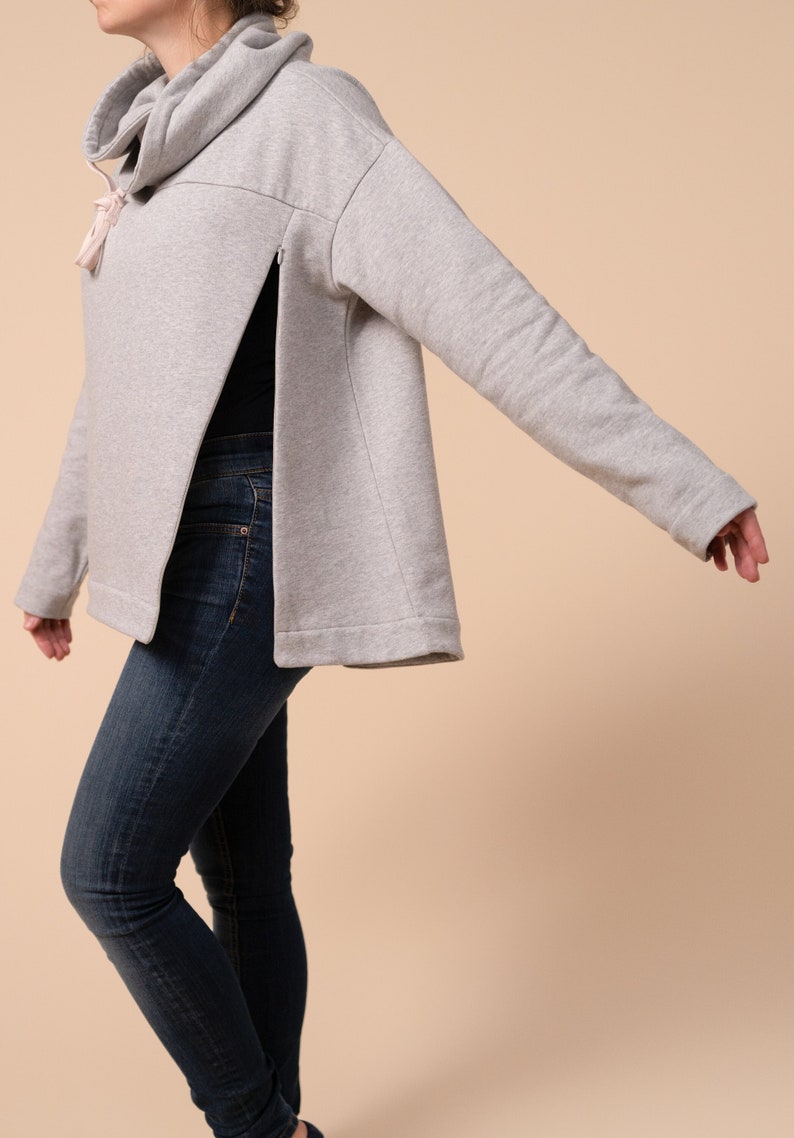 Breastfeeding Jumper/ Breastfeeding Friendly/ Maternity Loungewear Wrap