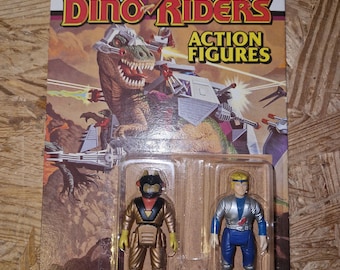 Tyco vintage Dino Riders Action figures demon and nova
