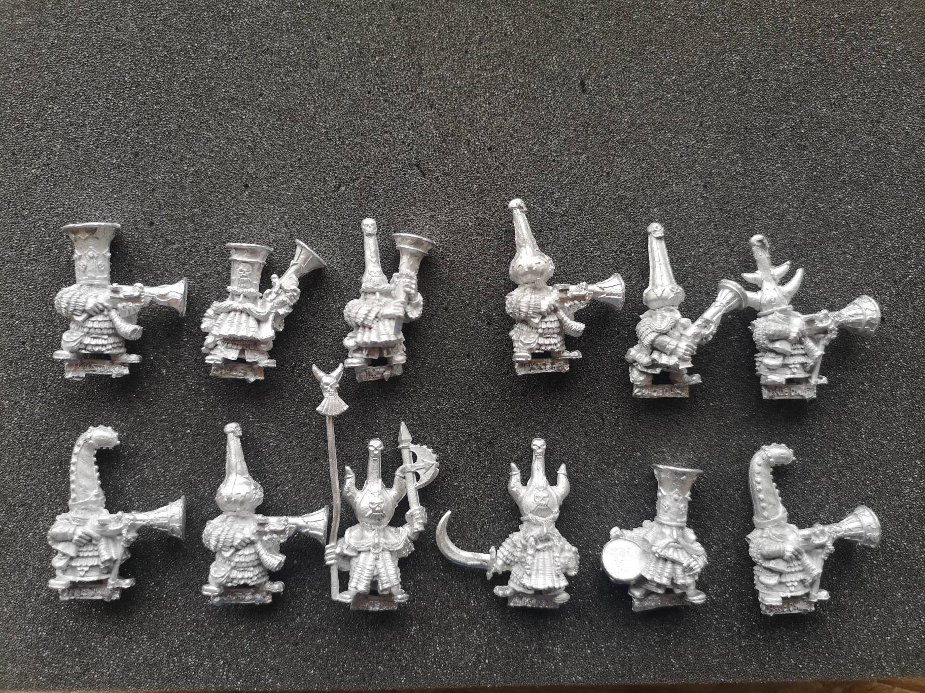 Miniatures De Jeu 28mm - Guerriers Vikings Chaos Fantasy - Lot De 10 - Reptilian Overlord 2025