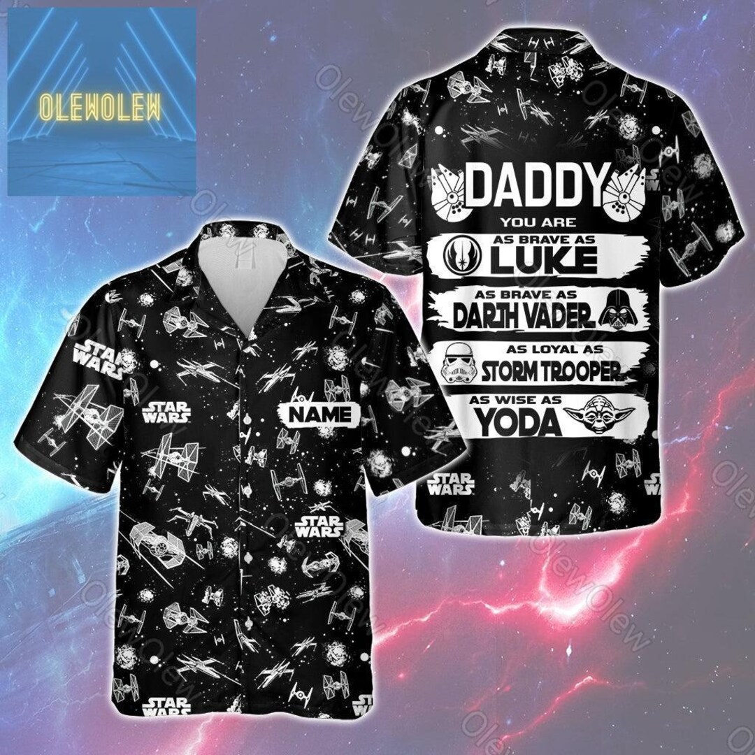 Boy's Star Wars Dad You Are Strong Like A Jedi T-shirt - Navy Blue