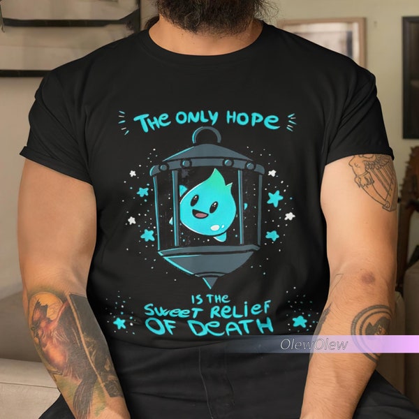 Lumalee Shirt, The Only Hope Is The Sweet Relief Of Death Shirt, Luna Star Shirt, 2023 Movie Lumalee Blue Shirt, süßes Lumalee Tshirt
