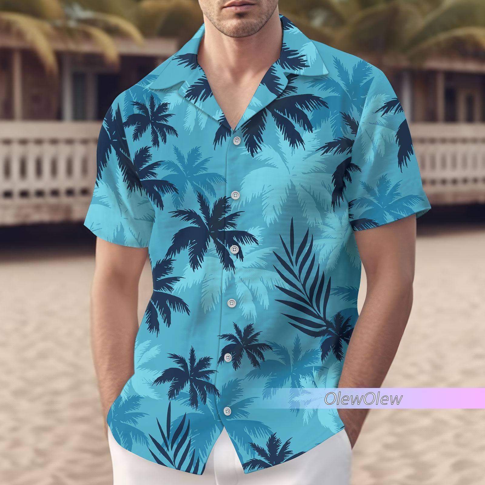 Miami Vice Vibes: 3D Tommy Vercetti Hawaii Shirt - Trendy Aloha