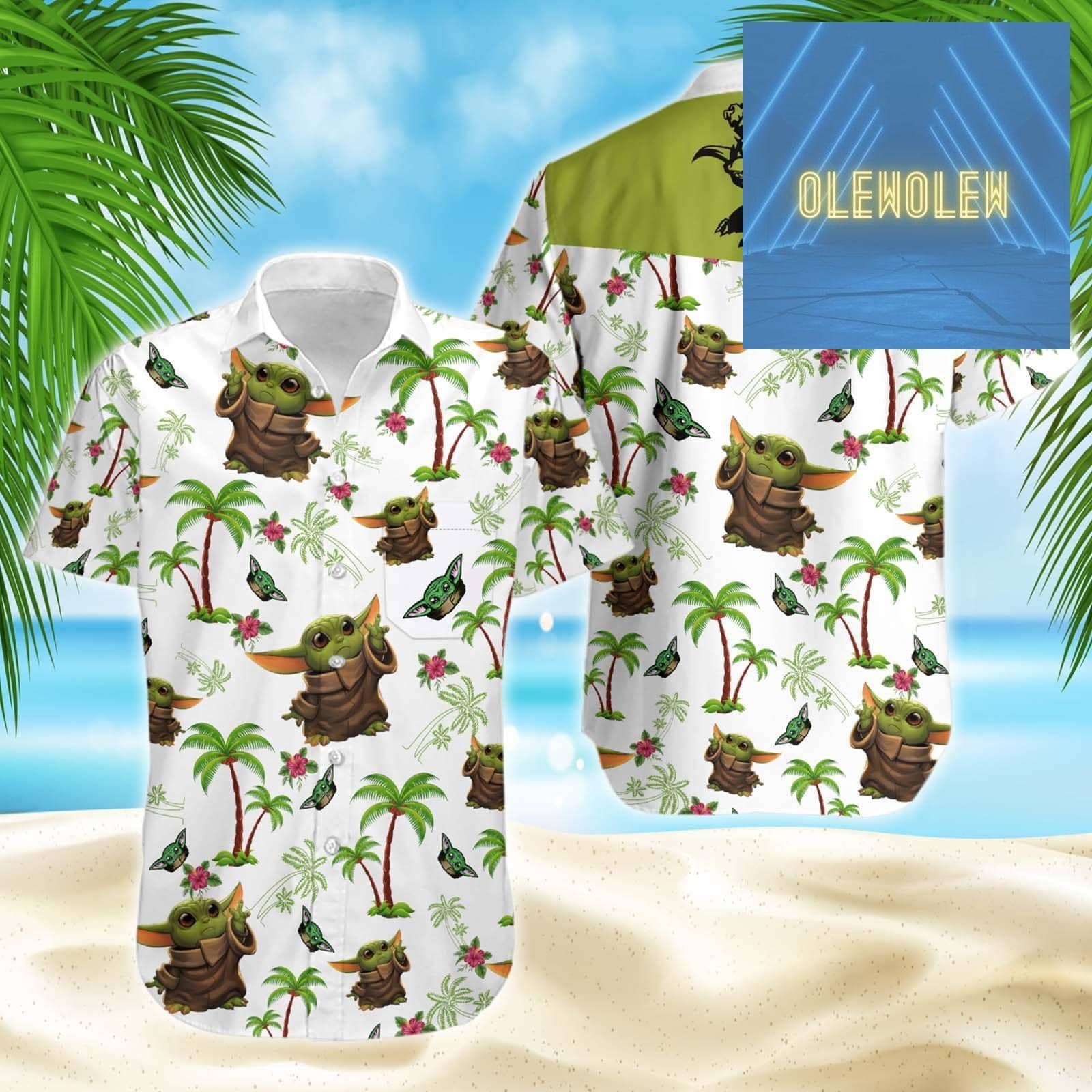 Discover Baby Yoda Aloha Summer Lieben Lustig Geschenk Hawaiians Shirt