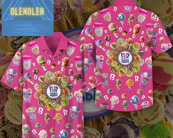 Eis Hawaiihemd, Eiscreme Shirt, Eiscreme Shirt, Sommer Shirt, Strand Shirt, Eiscreme Liebhaber, Aloha Urlaub Shirt