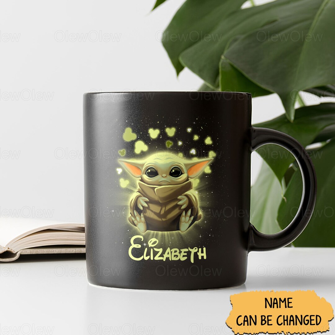 Personalized Baby Yoda Mug Baby Yoda Mug Baby Yoda Coffee Etsy UK