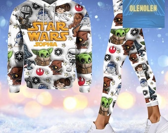 Star Wars Hoodie And Leggings, Disney Star Wars Hoodie, Star Wars Women Leggings, Star Wars Shirt, Star Wars Lover Gift, Movie Shirt