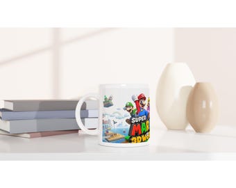 Super Mario 3D World White 11oz Ceramic Mug