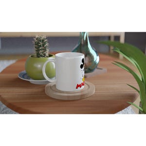 Mickey Mouse White 11oz Ceramic Mug image 2