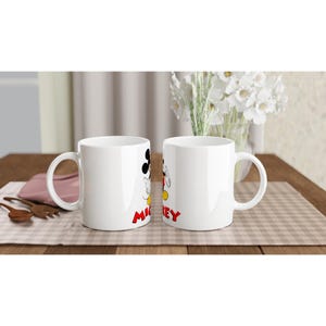 Mickey Mouse White 11oz Ceramic Mug image 5