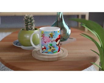 Super Mario White 11oz Ceramic Mug