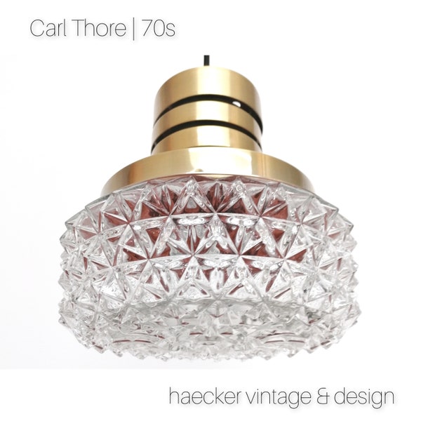 Carl Thore modern glass pendant light- Carl Thore Granhaga Metalindustri /Lyskaer - danish design