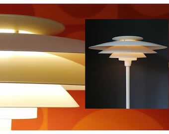 Magnifique lampadaire scandinave | Forme – Lumière Danemark 70s | scandinave moderne | milieu du siècle | style de maison | conception danoise