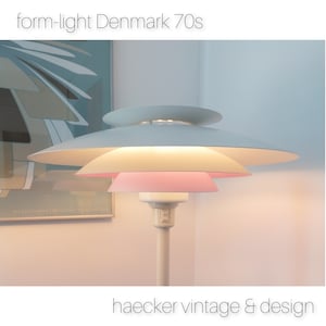 Preciosa lámpara de pie escandinava de Form – Light Denmark, años 70, estilo moderno escandinavo, mediados de siglo, decoración del hogar, diseño danés