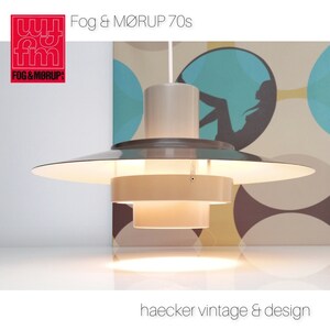 Danish design, brown ceiling light, Falkon, Andreas Hansen, Fog & Mørup, Denmark, 1970s, mid-century, Scandinavian design