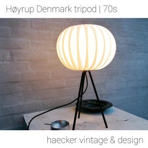Statief! Deens design jaren 70! moderne geplooide hanglamp van Hoyrup Light Denmark, Lars Ejler Schiøler