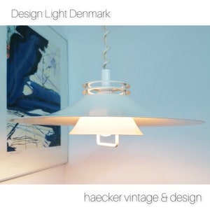 Vintage Deense &quot;Sving&quot;-hanglamp van DESIGN LIGHT Denmark 70s 80s | Scandinavisch design